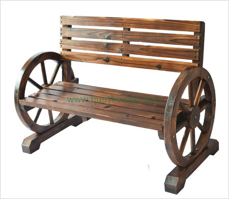 wooden garden benches