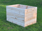 raised bamboo planter