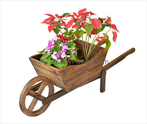 wheelbarrow planter