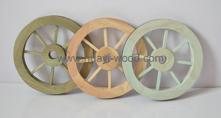 decorative wooden wheels