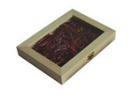 glass lid wooden box