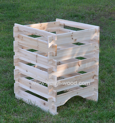 wooden garden composters