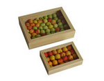 nested wooden gift boxes