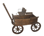 garden wagon planter with seat